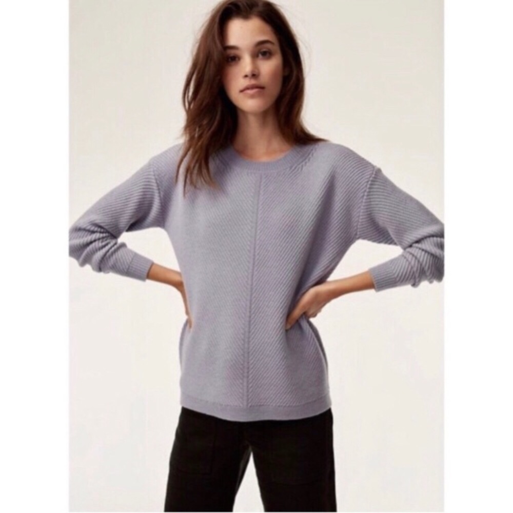 Wilfred med grey structured sweater isabelli xs s read!